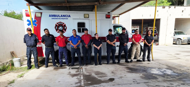 Mantienen capacitación y formación continua de Bomberos