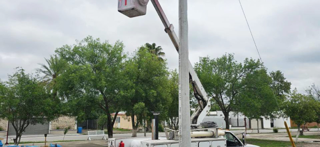 Mejoran iluminación en colonia Magisterio de Allende