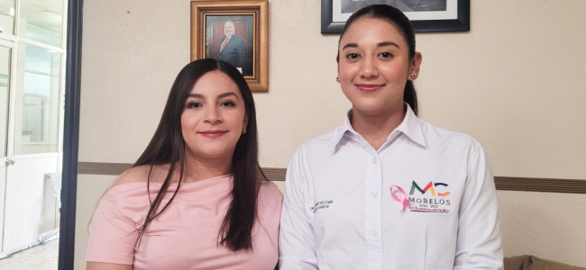 Realizan actividades de sensibilización contra el cáncer de mama en Morelos