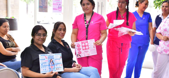 Cuidan la salud de las mujeres con plática preventiva sobre el cáncer