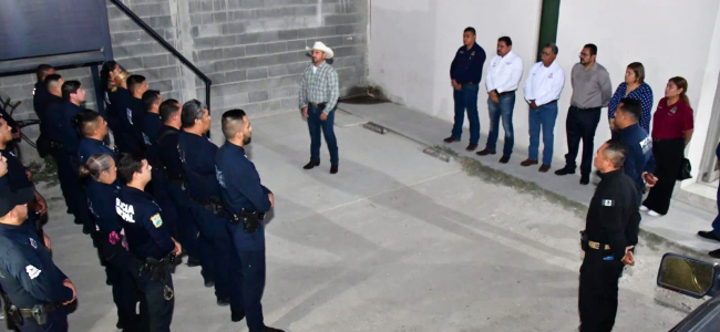 Fortalecen mandos de Seguridad Pública en Nava