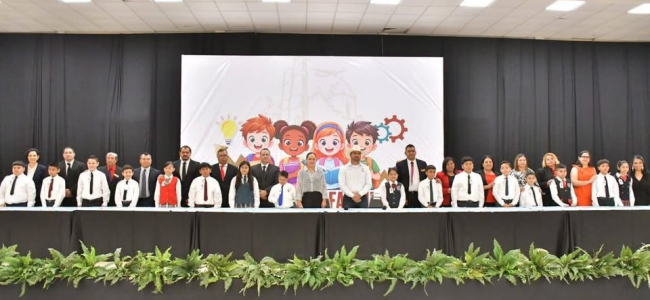 Participan niñas y niños con entusiasmo en Cabildo Infantil 2026