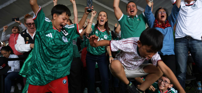 Celebra Sheinbaum triunfo de la Selección Mexicana en partido inaugural