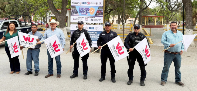 Dan arranque a operativo Semana Santa Segura en Villa Unión