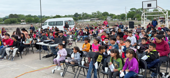 Concluye con éxito el ciclo CINEDIF Infantil en Villa Unión