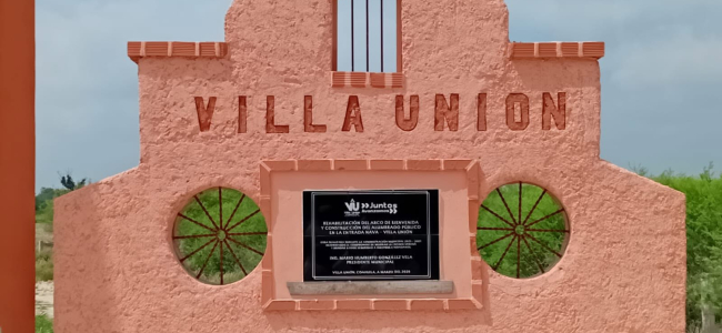 Realizan mejoras en la entrada de Villa Unión carretera a Nava