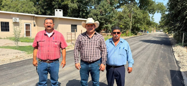 Supervisa Mario González pavimentación y recarpeteo