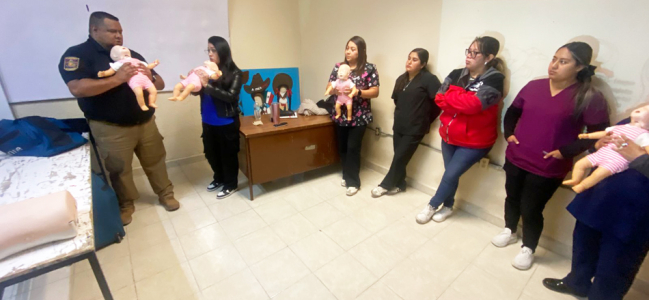 Brindan plática sobre primeros auxilios y uso de extintores en Zaragoza