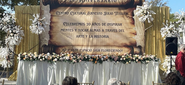 Conmemoran XX Aniversario del Museo Ernesto Julio Teissier
