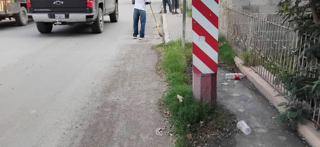 Mantienen espacios limpios y agradables en Zaragoza