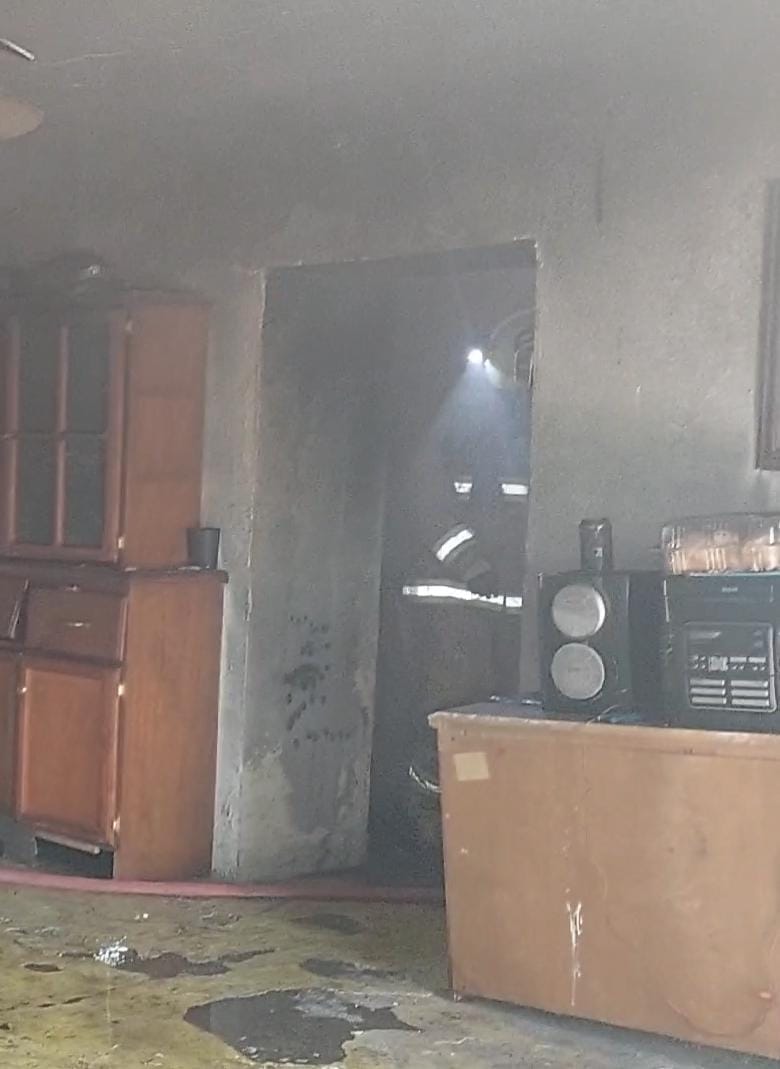 Se registra incendio en domicilio de calle Matamoros