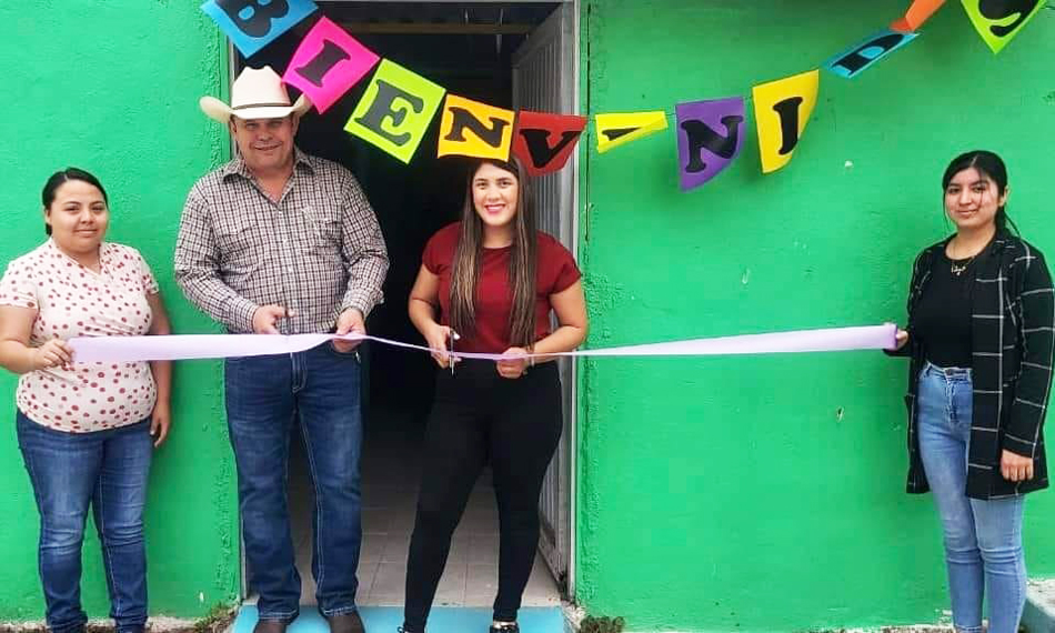 Inauguran biblioteca escolar del jardín de niños José María Morelos