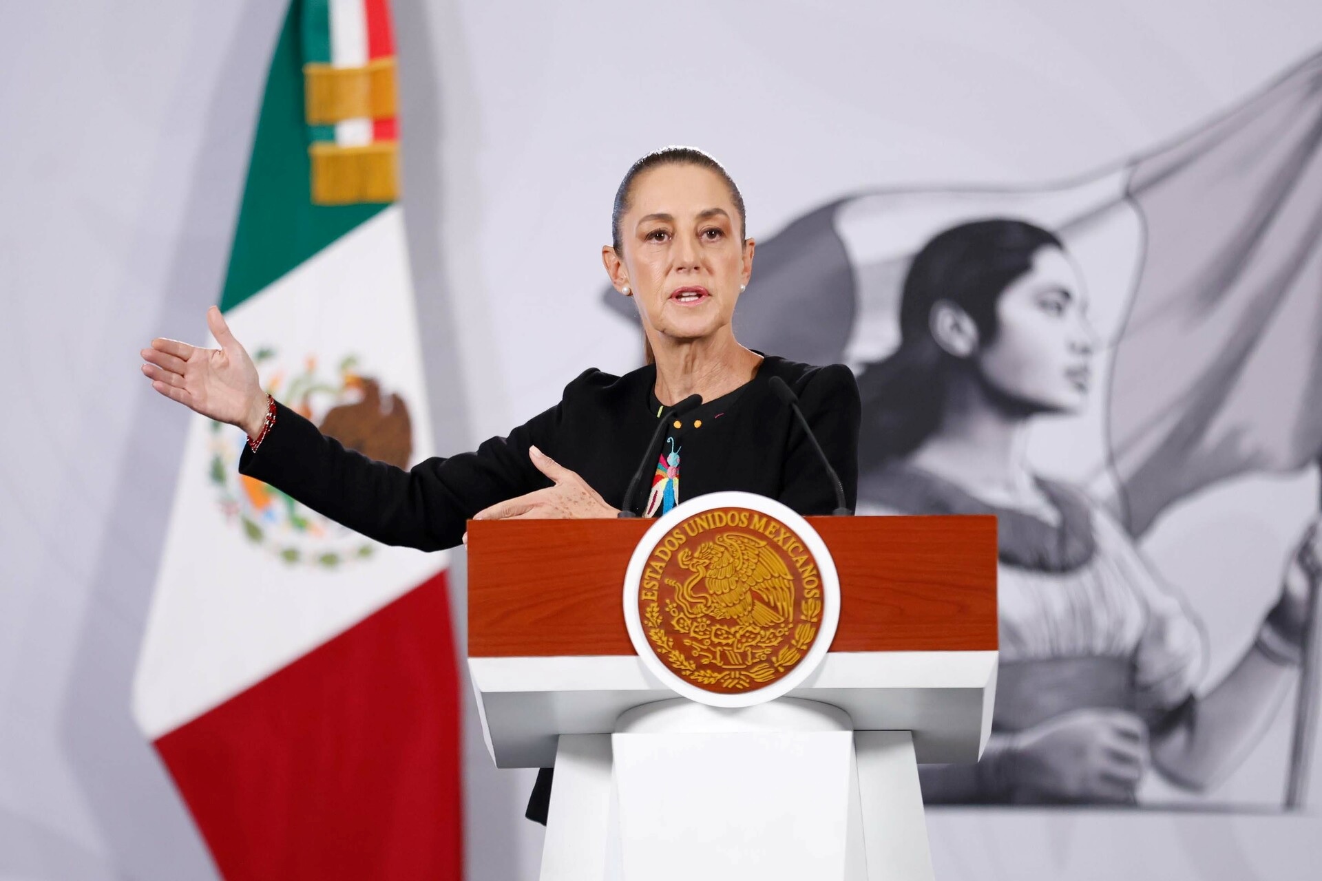 Presidenta Sheinbaum cerrará año 2025 con 70 por ciento de aprobación